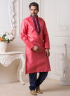 Pink Colour Fancy Latest Designer Party And Function Wear Traditional Mysore Silk Kurta Churidar Pajama Redymade Collection Swaroop-1-18